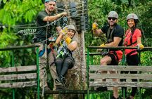 Full Day Rainforest Canopy ZipLine and Tram Pass Braulio Carrillo