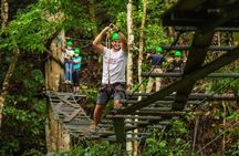 5 in 1 Rainforest Adventures in Jacó, Costa Rica – Full Day Pass