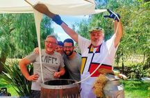 Sicilian Tasting and Show Cooking Mozzarella on the Terrace