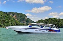 Early bird Phi Phi islands and 4 Islands by Speedboat Tour