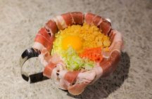 Okonomiyaki making experience~Japanese popular food 