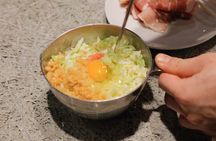 Okonomiyaki making experience~Japanese popular food 