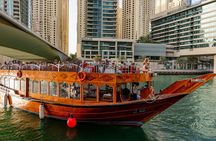 Dubai City Tour and Dubai Marina Dhow Cruise Combo