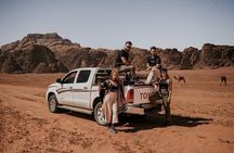 Wadi Rum Full-Day Jeep Tour and Overnight Bedouin Camp Experience