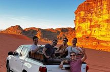 Wadi Rum Full-Day Jeep Tour and Overnight Bedouin Camp Experience