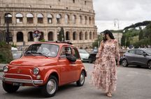 Fiat 500 Retro Car Tour with Professional Photoshoot