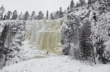 Korouoma Frozen Waterfalls & Reindeer Farm Visit