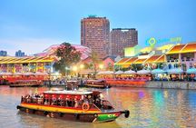 Singapore Guided Night Tour with 2 Light Shows & River Cruise 