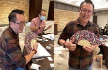 Making traditional Japanese cultural fans in Tokyo