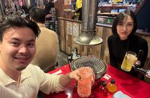 Authentic Japanese Karaoke Bar Hopping in Tokyo Night