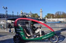 Private City-Tour by rickshaw bike in Paris : The "Napoléon"