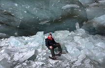 Snowshoe Hike to Castner Glacier Ice Cave