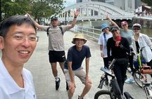 Singapore Cycling Tour - Rail Corridor to Civic District