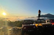 Batur Sunrise Jeep Tour with Natural Hot Springs