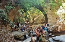 River Trekking to the Waterfall in Andros