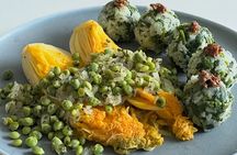 Experience Live Korean Vegan Course & Traditional Liquor Pairing