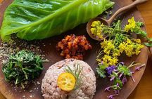 Experience Live Korean Vegan Course & Traditional Liquor Pairing