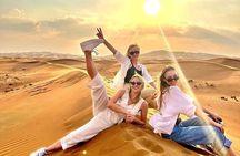 Desert Safari in Red Dunes with Camel Ride, Dinner and Shows