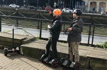 Unusual and ecological ride on a Segway and electric bike in Bayonne