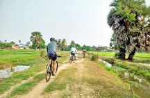 Bike the Siem Reap Countryside at Twilight with Sunset Drink