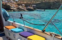 New Boat: Private Boat Trip, Comino, Gozo, Blue & Crystal Lagoon