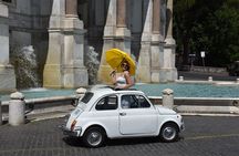 Fiat500 Day&Sunset Photoshoot, with a Roman, pickup included