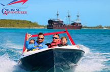 Self Drive Speedboat and Swim with the Pigs