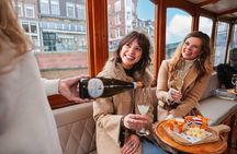 Amsterdam: Romantic Canal Cruise with Unlimited Bubbles & Bites