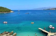 Blue Eye Ksamil Beach, Saranda day tour from Torana Durres golem.