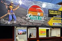 Parapente sobre Medellín desde San Félix 