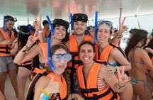 Catamaran Adventure Isla Mujeres with Snorkeling and Beach Club