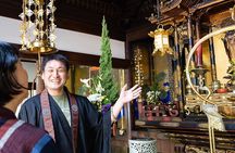 Near Kyoto: Cultural Stay in temple with experience & local tour