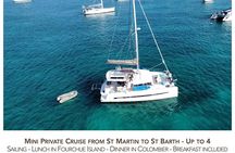 2 days 1 night by private catamaran from St Martin to St Barth
