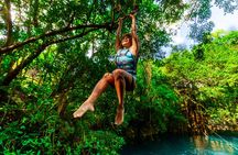 From Playa del Carmen ATV Adventure with Ziplines, Cenote