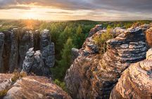 Stunning Views of Bohemian Switzerland: Gate, Tisa Rocks, Bastei