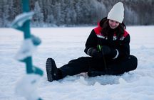 Arctic Day with Ice Fishing and Floating