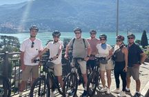Lake Como Scenic Coastal Bike Tour with Waterfall & Villas