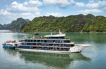 Doris Cruise 5 star cruise 2 days visiting Halong Bay Lan Ha Bay private balcony