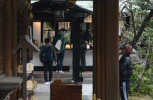 Private tour a day of Buddhist students. zojo ji, Tokyo tower