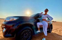 Premium Desert Safari Pick&drop 4x4 with Camel Ride, BBQ Dinner