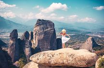 Athens: Meteora Monasteries, Caves & Coastal Stopovers with Lunch
