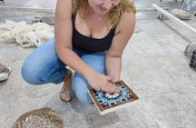 Handmade Arabic Woman in Clay and Mosaique 