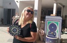 Handmade Arabic Woman in Clay and Mosaique 