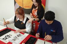 Traditional Calligraphy Experience near Dotonbori