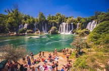 Neretva Valley Kayaking and Kravice Waterfalls from Dubrovnik