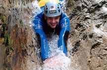 CANYONING in Susec from Bovec, Families welcome, photo service