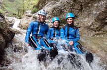 CANYONING in Susec from Bovec, Families welcome, photo service