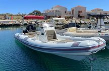 Boat excursion from Marina Piccola Cagliari with aperitif