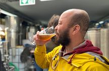 Beer tasting in a Brussels Micro Brewery and Distillery