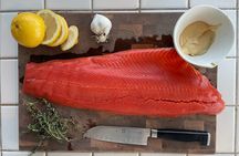 Alaskan Salmon Cooking Class & Dining Experience